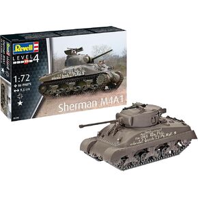 Revell 03290 Sherman M4A1 1:72 Scale Unbuilt/Unpainted Plastic Model Kit