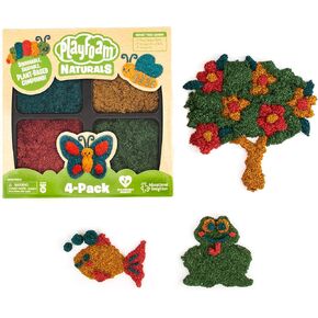 Educational Insights Playfoam Naturals 4-Pack, Plant-Based Playfoam Naturals in 4 Colors, Ages 3+
