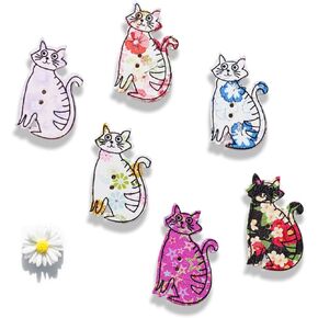 6pcs Needle Minder for Cross Stitch,Sewing Magnetic Needle Keeper,Cute Cat Cartoon Minders,Needle Holder for Embroidery,Needlework Storage Accessory, Gift for Cross Stitch Lover（48-Needle）