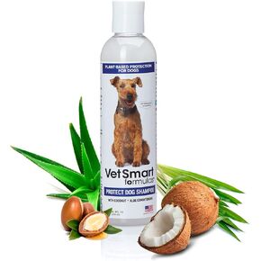 Protect Shampoo for Dogs; No More Scratching, Itching, or Hot Spots with Plant-Based All-Natural Formula with Healthy Essential Oils - Made in USA