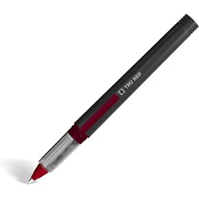TRU RED Tr57323 Rollerball Pens, Fine Point, Red, Dozen/Pack