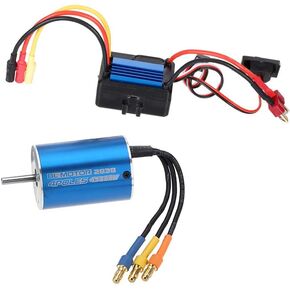 GoolRC 2838 4500KV 4P Sensorless Brushless Motor & 35A Brushless ESC Electronic Speed Controller for 1/14 1/16 1/18 RC Car
