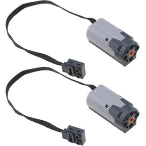 Create idea 2pcs Servo Motor Power Functions M-Motor Compatible with Lego Spare Parts 88003 Servo Motor Parts Electric Motor Electric Toy Cars Engine Insertion Blocks