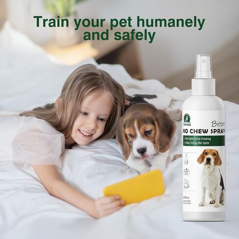 Bitter Spray for Dogs to Stop Chewing,No Chew Spray for Puppies and Cats,Powerful Bitter Deterrent Stop Pets from Chewing on Furniture,Shoes,No Licking of Fur,Bandages,Wounds in Saudi Arabia