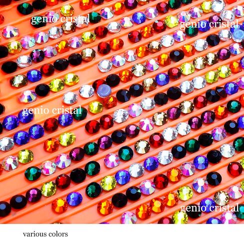 Chalk White SS10 Ultra Hotfix Rhinestones Glass,3600pcs Machine Washable, Quality Iron-On Crystal Rhinestones for T-Shirts, Hoodies, Masks Etc in Saudi Arabia
