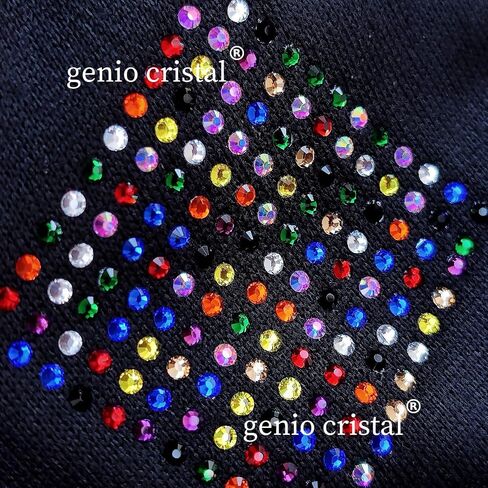 Chalk White SS10 Ultra Hotfix Rhinestones Glass,3600pcs Machine Washable, Quality Iron-On Crystal Rhinestones for T-Shirts, Hoodies, Masks Etc in Saudi Arabia