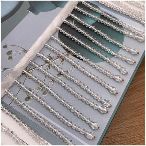 1 Yard Rhinestone Ribbon Tassel Irregular Rhinestone Fringe Rhinestone Tassel Crystal Beaded Fringe Trim Sewing Beaded Fringe for Curtain Lampshades and DIY Clothing Wedding Decoration (White) in Kuwait