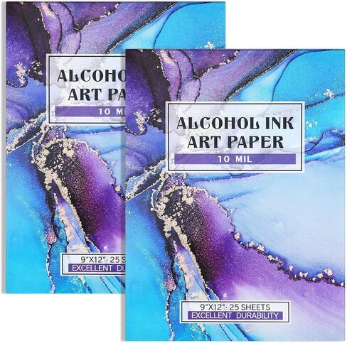 MotiMind 2 Pack Alcohol Ink Paper 9 x 12 Inch for Alcohol Marker Art in Kuwait