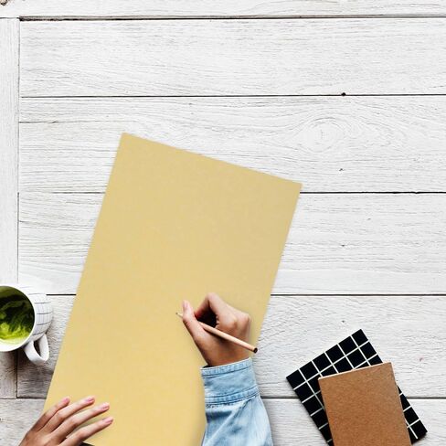 ورق JAM PAPER القانوني بوزن 24 رطل - 90 جرامًا لكل متر مربع - 8.5 × 14 - ذهب عتيق مُعاد تدويره - 100 ورقة/عبوة in Kuwait