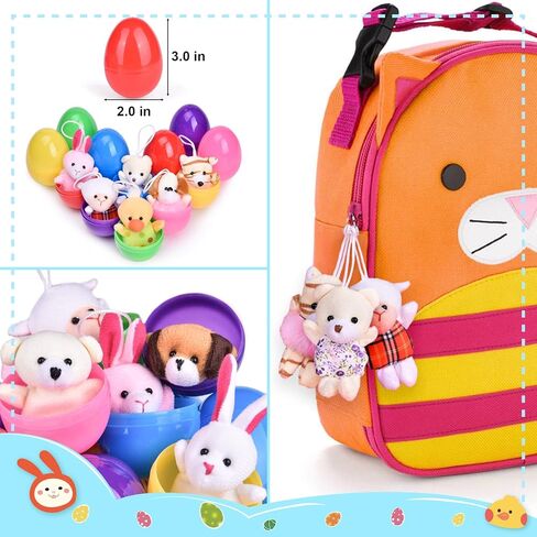 FUN LITTLE TOYS Easter Eggs with Finger Puppets & Pendants for Party Favors, Easter Eggs Filler in Kuwait