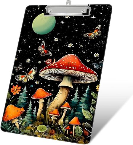 Plastic A4 Clipboards, Cute Fashion Clipboard Decorative, 12.2" x 8.7" Standard A4 Size Clipboards, Plastic Acrylic Clipboard for Teacher, Social Worker, Students,Women, Office Supplies(Butterfly Bow) in Kuwait