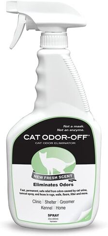 THORNELL Cat Odor-Off Concentrate Pet Smell Odor Eliminator – Cat Odor Eliminator Concentrate for Pet Urine Odor, Tomcat Spray for Cat Urine Smell, Feces on Carpet & Litter Boxes – Fresh Scent 16oz in Saudi Arabia