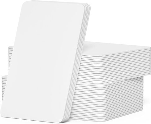 30pcs Blank Credit Cards Plastic Cards Blank Plastic Cards PVC ID Cards Badge Cards(CR80 30 Mil) Compatible with Most Photo ID Badge Printers in Saudi Arabia
