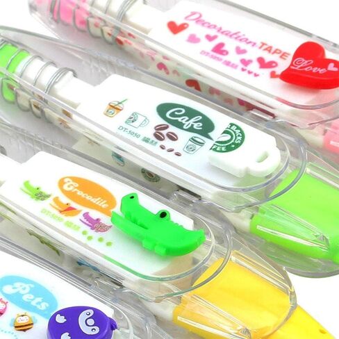 DIY Decorative Correction Tape for Scrapbooking Greeting Card Letter Diary Stationery School Supplies (Set of 4) in Kuwait