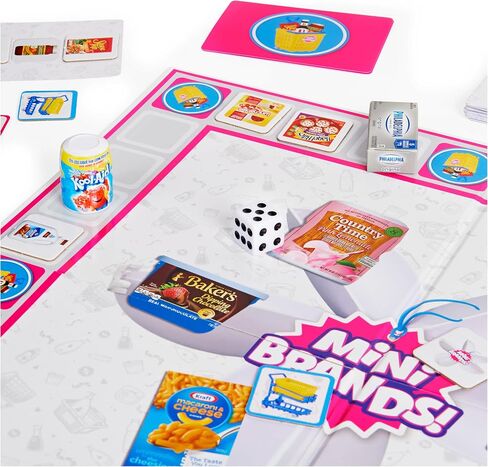 Spin Master Games, Toy Mini Brands Add to Cart Game, 4 Collectible Toy Mini Brands Figures, Family Game, Christmas Gifts for Kids, for Ages 6+ in Saudi Arabia