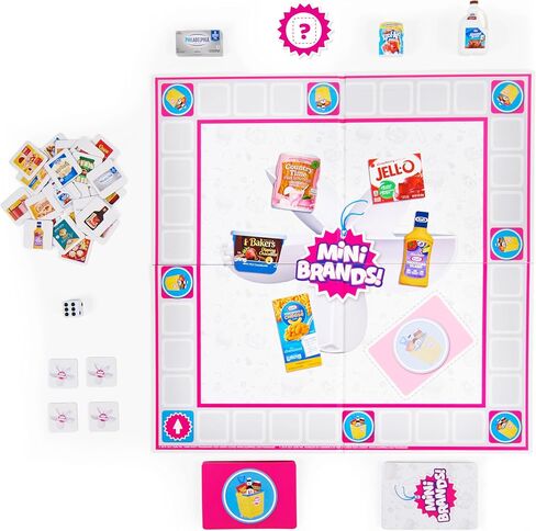 Spin Master Games, Toy Mini Brands Add to Cart Game, 4 Collectible Toy Mini Brands Figures, Family Game, Christmas Gifts for Kids, for Ages 6+ in Saudi Arabia