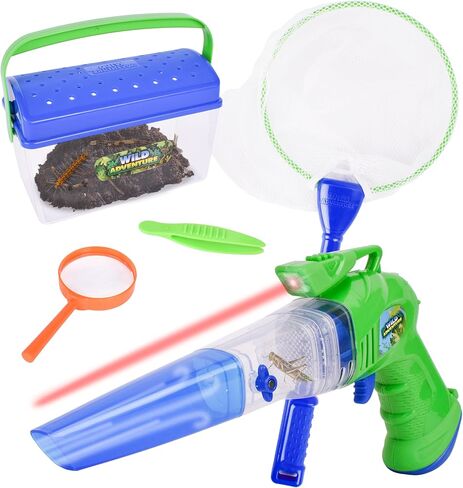 تتضمن مجموعة هدايا Wild Adventure Nature موئل الحشرات، ومصاصة الحشرات، وشبكة، وعدسة مكبرة، وملاقط، وألعاب تعليمية، ومجموعة أدوات التقاط الحشرات، وهدايا للأولاد العلميين، وتعلم الطبيعة، ومجموعة كاملة، 3+ in Kuwait