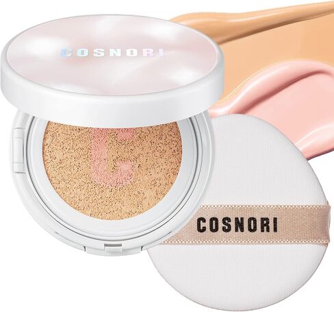 وسادة COSNORI Blossom Tone Up شفافة - غطاء لهجة ووسادة تصحيح - تدوم طوال اليوم، تركيبة خفيفة الوزن للمسة نهائية غير لامعة، 0.47 أونصة سائلة. in Saudi Arabia