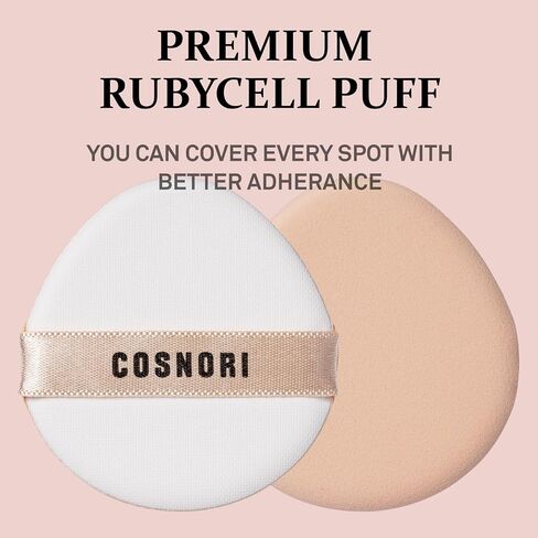 وسادة COSNORI Blossom Tone Up شفافة - غطاء لهجة ووسادة تصحيح - تدوم طوال اليوم، تركيبة خفيفة الوزن للمسة نهائية غير لامعة، 0.47 أونصة سائلة. in Saudi Arabia