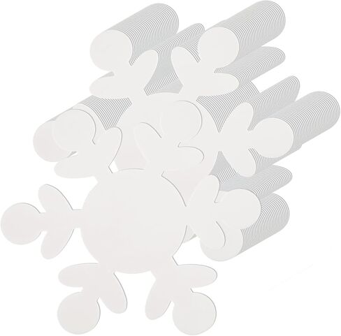24 Pieces Foam Snowflakes Foam Christmas Snowflakes Shapes White Foam Winter Snowflake Decoration Snowflake Bulletin Board Cutouts Snowflake Classroom Decor for DIY Craft Holiday Xmas Party Supplies in Saudi Arabia