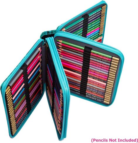 YOUNGCOL Colored Pencil Case-120 Slots Pencil Holder Bag Large Capacity Pencil Organizer Box in Kuwait