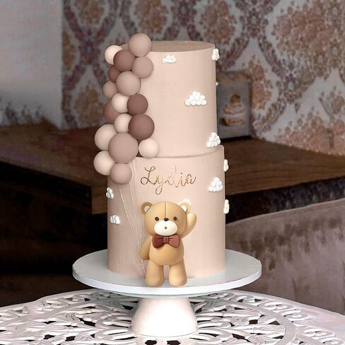 JeVenis الدب البني كعكة الديكور الطفل الدب استحمام الطفل كعكة توبر الدببة كعكة الديكور استحمام الطفل كعكة عيد ميلاد الديكور in Kuwait