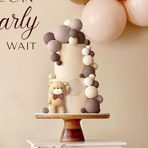 JeVenis الدب البني كعكة الديكور الطفل الدب استحمام الطفل كعكة توبر الدببة كعكة الديكور استحمام الطفل كعكة عيد ميلاد الديكور in Kuwait