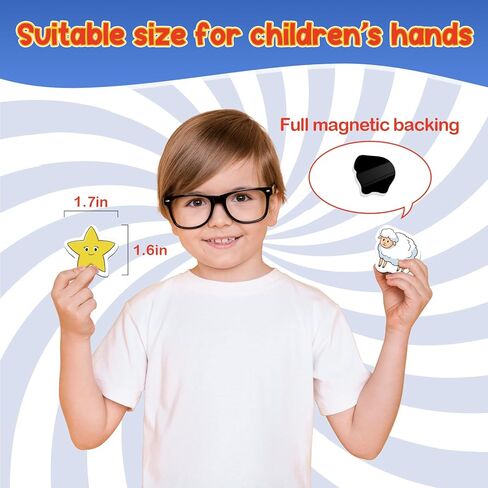 CVC Word Games,50 Magnetic Foam Objects,Fridge Magnets for Kids,Speech Therapy Toys for Toddler,Learn to Read Spelling Reading Learning Phonics for Preschool Kindergarten Classroom Supplies in Kuwait