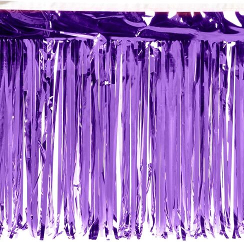 Anderson's Metallic Red Fringe, 15 Inches x 10 Feet, Indoor & Outdoor Holiday Parade Float Decoration, Parade Float Decorations for Trailer, Christmas Parade, Patriotic Fringe for 4th of July in Kuwait