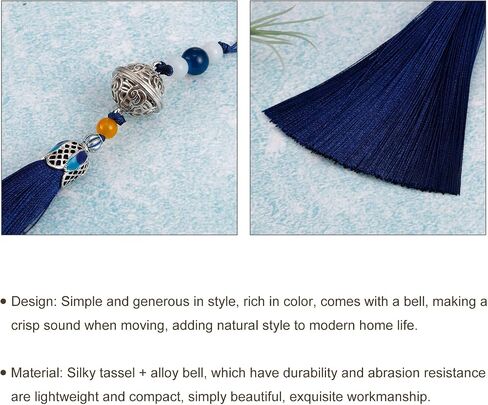 uxcell Pendants with Tassels, Red Classic Bells Tassel Pendant 2 pcs 19cm/7.48" DIY Craft Home Fringe Strap Hang Decoration in Saudi Arabia
