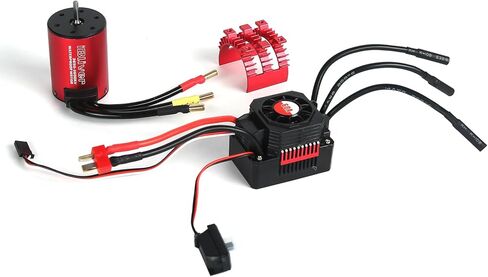 2-3S 3650 3600KV محرك بدون فرشاة مقاوم للماء مع 7.4V/11.1V 60A ESC مجموعة التحكم الإلكتروني في السرعة لـ 1/10 1/12 1/14 1/16 سيارة التحكم عن بعد RC شاحنة مركبة RC ملحقات القوارب in Kuwait