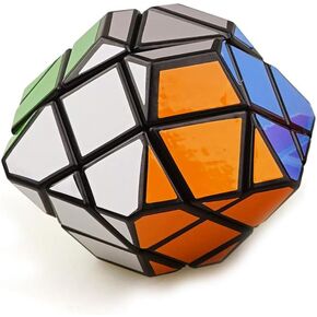 Flying Saucer Speed Cube UFO Magic Cube Twisty Skewb Puzzle Cube Toys for Kids and Adults Black