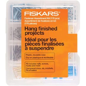 Fiskars Fastener Assortment Kit 170/Pkg-Gray