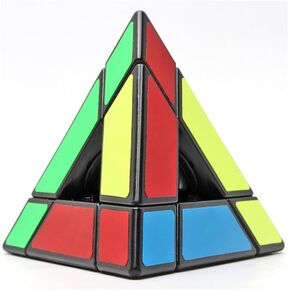 3x3 Void Pyramid Speed Cube 3x3x3 Hollow Speed Cube Black 3x3 Magic Cube Puzzle Toys