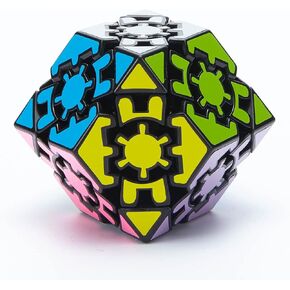Willking Gear Dodecahedron Cube Gear Rhombohedral Cube 3x3 Gear Rhombic Puzzle Toys
