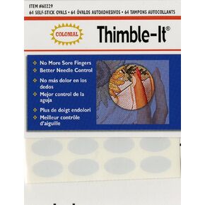 Colorbok 60229 Thimble-It Finger Pads, 64 Per Package