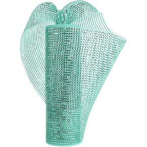 HUIHUANG Champagne Deco Mesh 10 inch Wide Champagne Gold Christmas Mesh Ribbon Metallic Deluxe Foil Mesh for X-mas Tree, Garlands, Staircase, Wreath Supplies, Swags, Large Bows-10 Yards