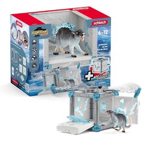 Schleich ELDRADOR Creatures BattleCave Ice Rat Mythical Action Playset- Fantasy Toys for Boys and Girls Ages 7+