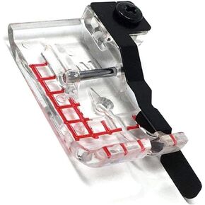 Sew-link Clear View 1/4" Seam Foot for Elna and Janom 9mm max Stitch Width Machine