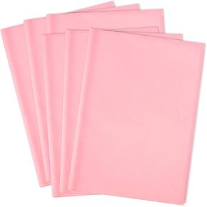 MR FIVE 100 Sheets 20" x 30" Light Pink Tissue Paper Bulk,Large Light Pink Tissue Paper for Gift Bags,Light Pink Tissue Paper for Valentine's Day Mother's Day Birthday Baby Shower Wedding