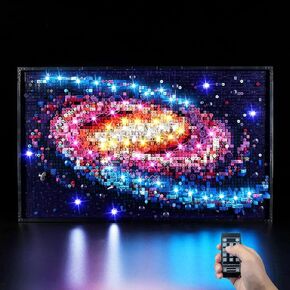 Kyglaring LED Lights for Lego The Milky Way Galaxy, Creative Light Kit Compatible with Lego 31212,Lego Sets Not Included(Remote Control)