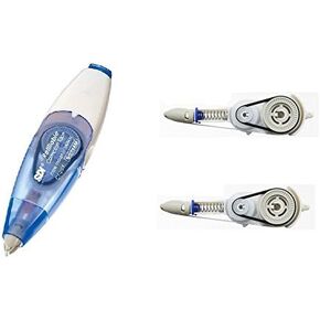 SDI i-PUSH Retractable Mechanism Correction Tape White Out Pen 5mm x 6m(CT-205) & 2 Refills
