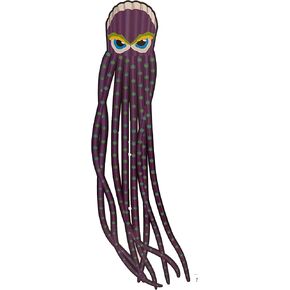 Giant 315-Inch 3D 26ft Purple Airfoil Octopus Kite with 150 lb Line – Ultimate Outdoor Adventure for Adults, Perfect for Beach and Park Fun!