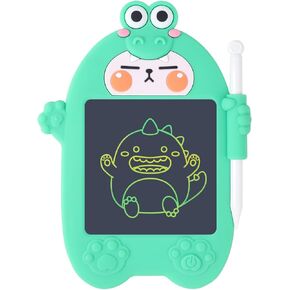 Mini LCD Writing Tablet,Small Doodle Board Toys Gifts for 3+ Year Old Girls Boys,Cute Drawing Pad for Kids, Gifts for Toddler Educational Learning Travel Birthday(Dinosaur)