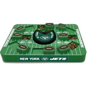 Pets First NFL New York Jets Large Puzzle Toy, Dog Puzzle Treat Toy, New Large Size, Interactive Dog Treat Toy, Dog Slow Feeding Toy