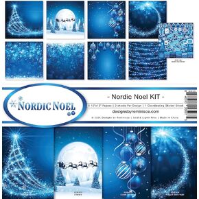 Reminisce Nordic Noel Scrapbook Collection Kit