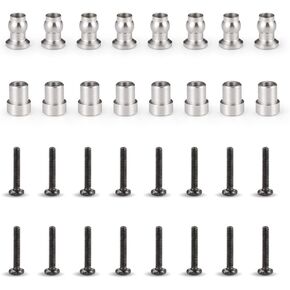 HAIBOXING 1/12TH Scale Spare Parts Screws and Pivot Ball Sleeve for 12815 & 905 Shocks(Front & Rear)