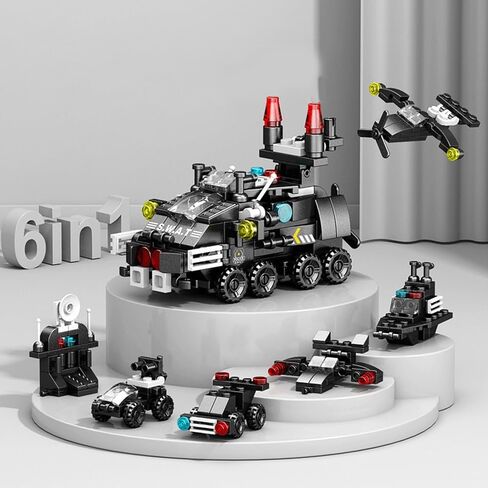 SWAT Armored Vehicle Building Set, 117 PCS Mini Military Building Blocks, Military Sets for Boys and Girls Age 6 and Up in Saudi Arabia