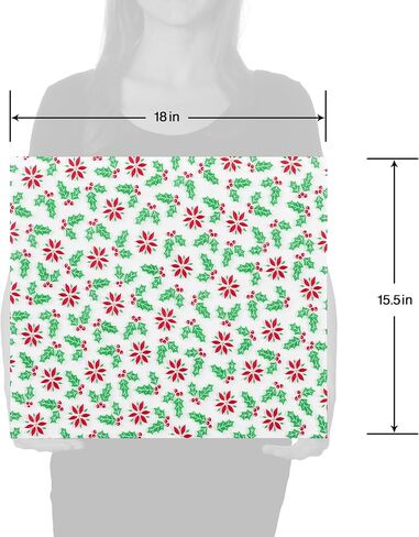 American Greetings Christmas Cellophane Cookie Tray Bags with Twist-Ties, Holiday Patterns (12-Count) in Saudi Arabia