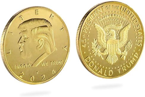 Donald Trump Challenge Coins 2020 - President Commemorative Coin Collectibles, Gold Plated Presidential Novelty Coin 1 pcs in Saudi Arabia